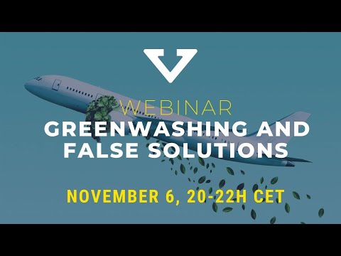 Webinar: Aviation Greenwashing and False Solutions