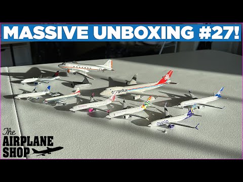 9 MODEL GEMINIJETS UNBOXING! | Massive Unboxing #27 (The Airplane Shop Edition!)