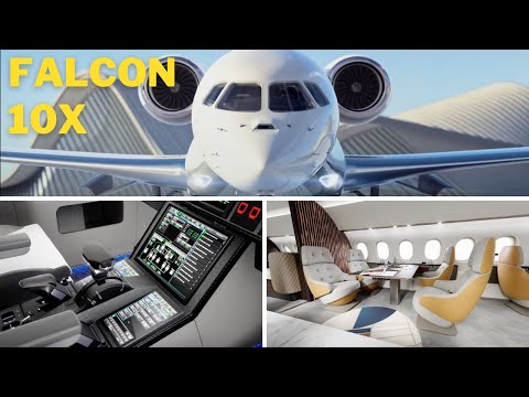 Dassault Aviation Launches Falcon 10X, featuring Industry’s Largest Cabin &amp; technology