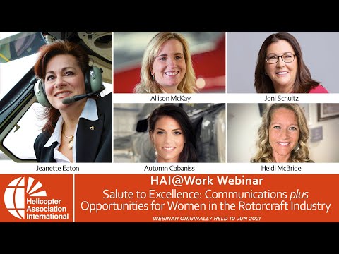 Salute To Excellence Communications Award &amp; Opportunities for Women in the Rotorcraft Industry