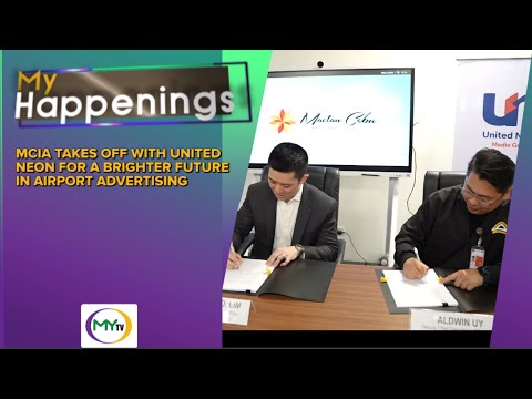 My Happenings: MCIA takes off with United Neon for a Brighter Future in Airport Advertising