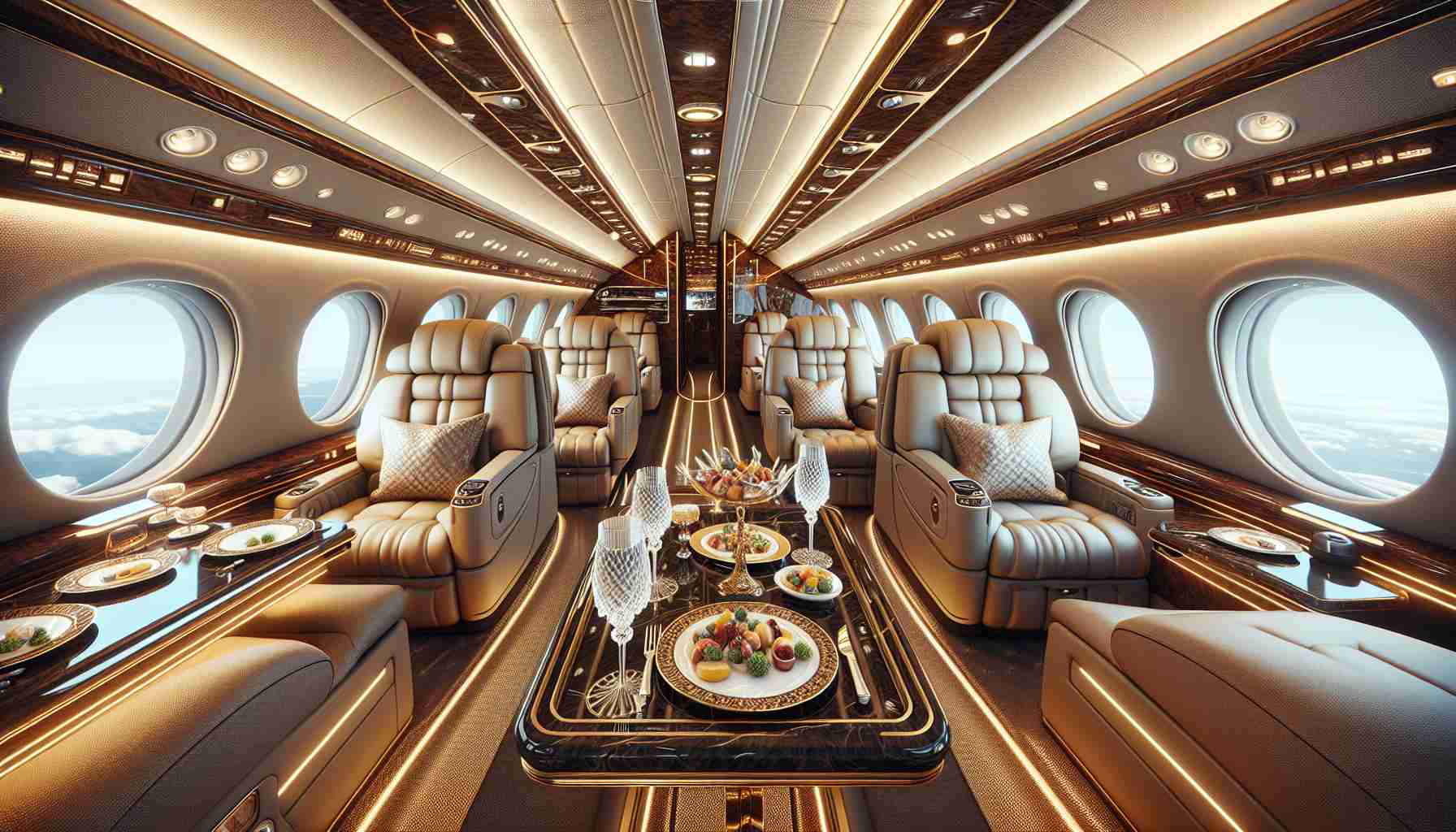 The Luxury of Airborne Travel: A Glimpse Inside VVIP Aircraft 