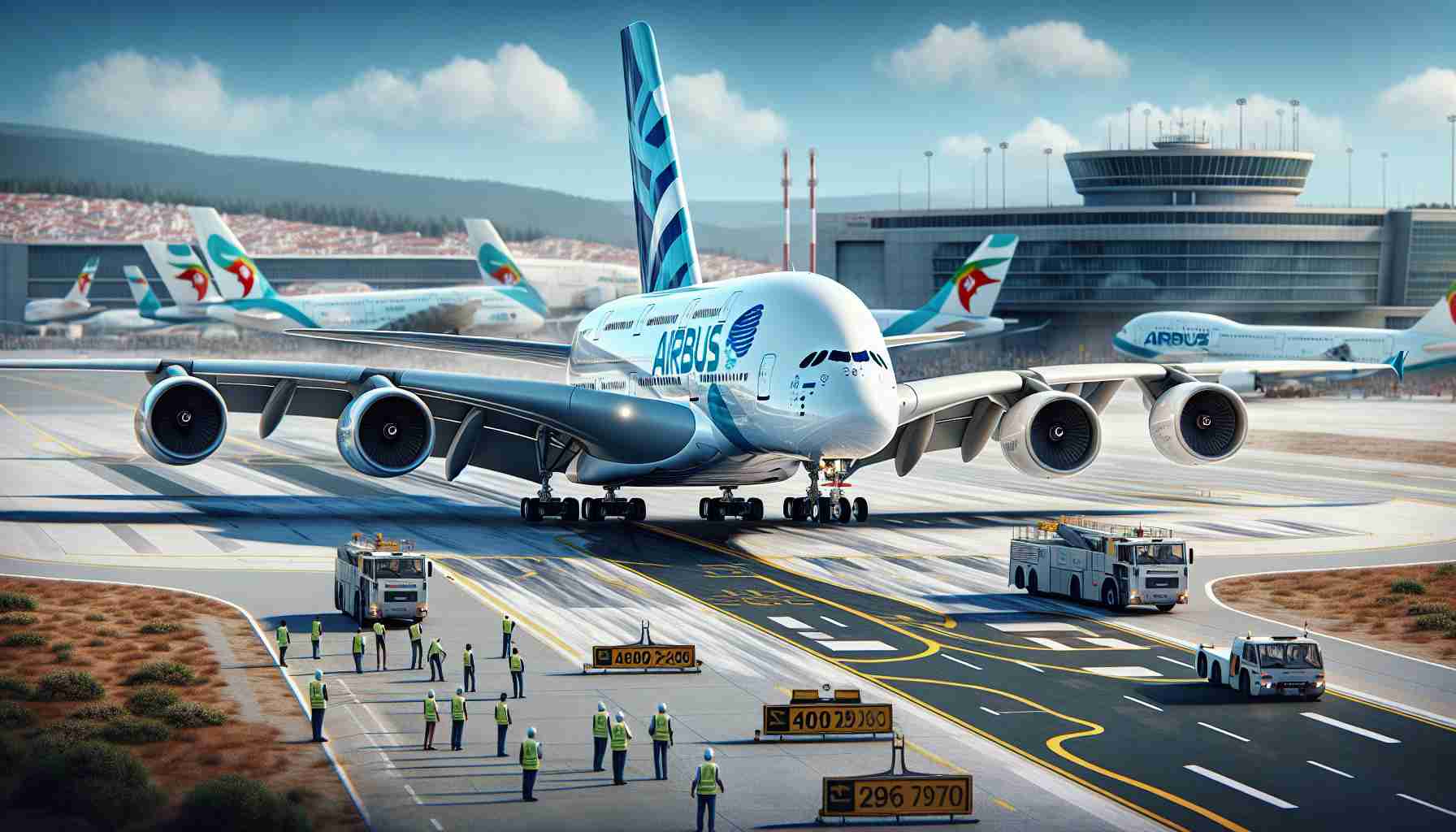 Massive Milestone for Global Airlines! Airbus A380 Lands in Portugal. 